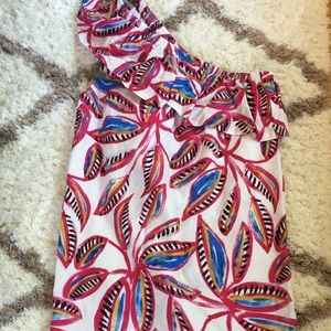 J. Crew one shoulder dress